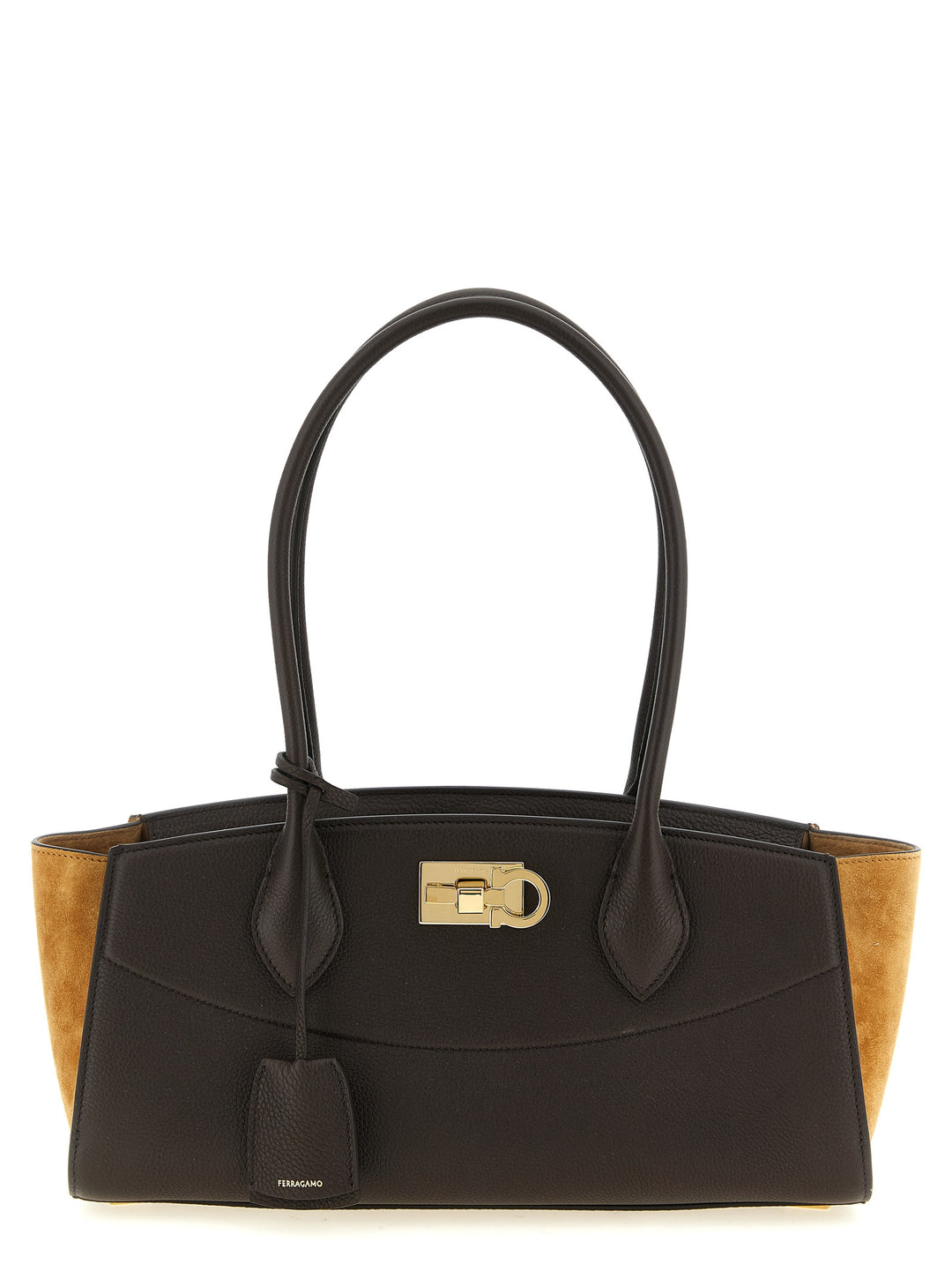 Ferragamo Newferragamo Studiosoft Eastwest(m) Shoulder Bags - Brown | 8dffd1da2eb694fc0b06d2c32adafc0d1ac985a6