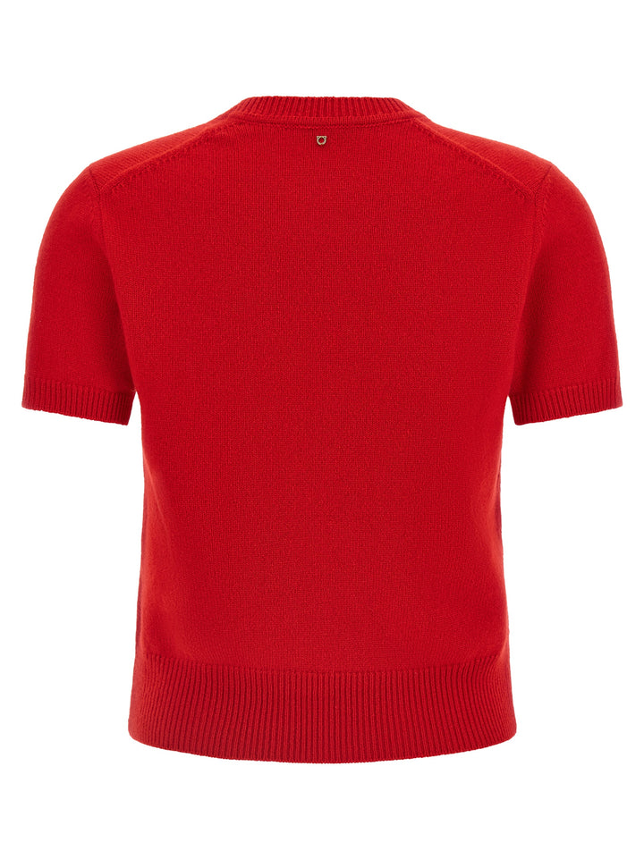 Ferragamo Gancini T-shirt - Red | 65868e1a81b88a7e3acb1bc8e2d4e72b61500377