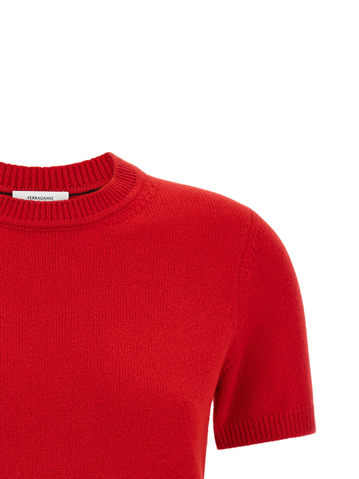 Ferragamo Gancini T-shirt - Red | 889c7cd8da9258da21ecbe7982524b1f95224cfb