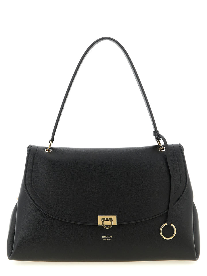 Ferragamo Ferragamo Sofia 2026 (L) Shoulder Bags - Black | 4a3abf28bf161e772a35e7801d2d138fd8017cca