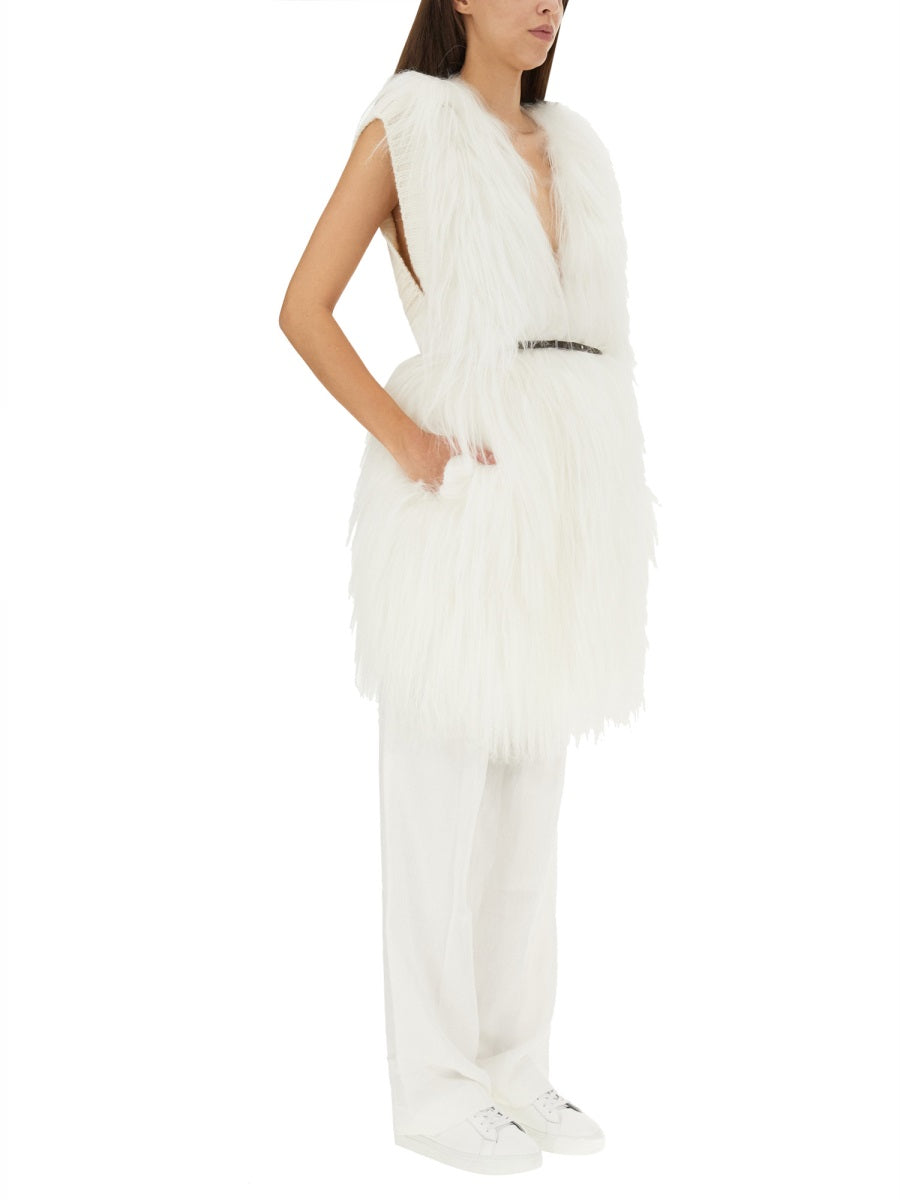 Fabiana Filippi Gilet - White | Wanan Luxury