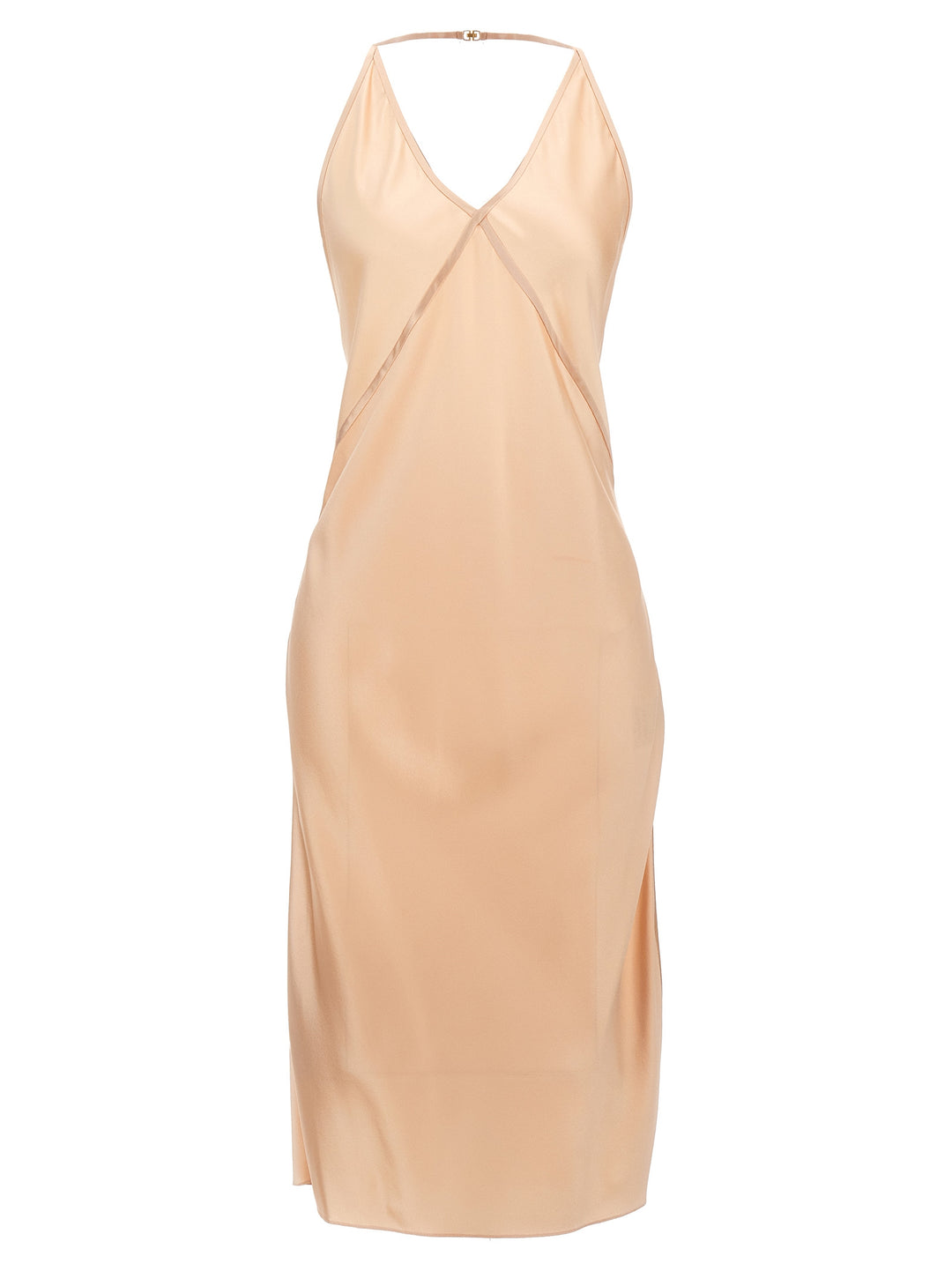 Satin Slip Dress Dresses Pink