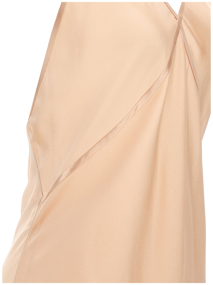 Satin Slip Dress Dresses Pink