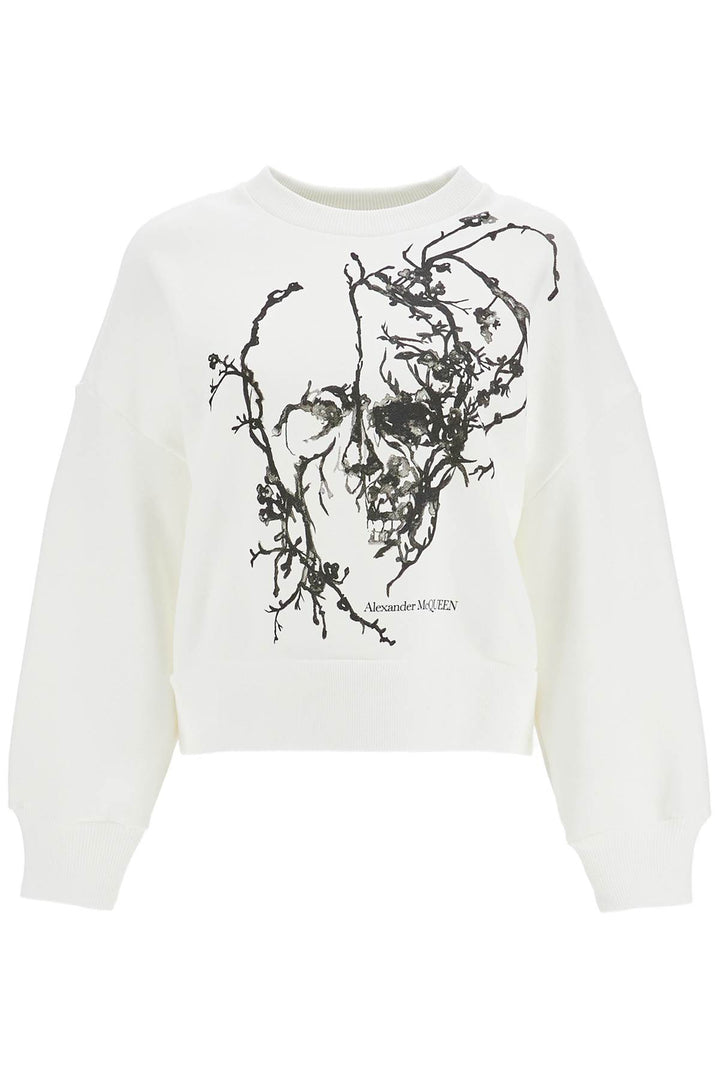 Felpa Boxy Cherry Blossom Skull