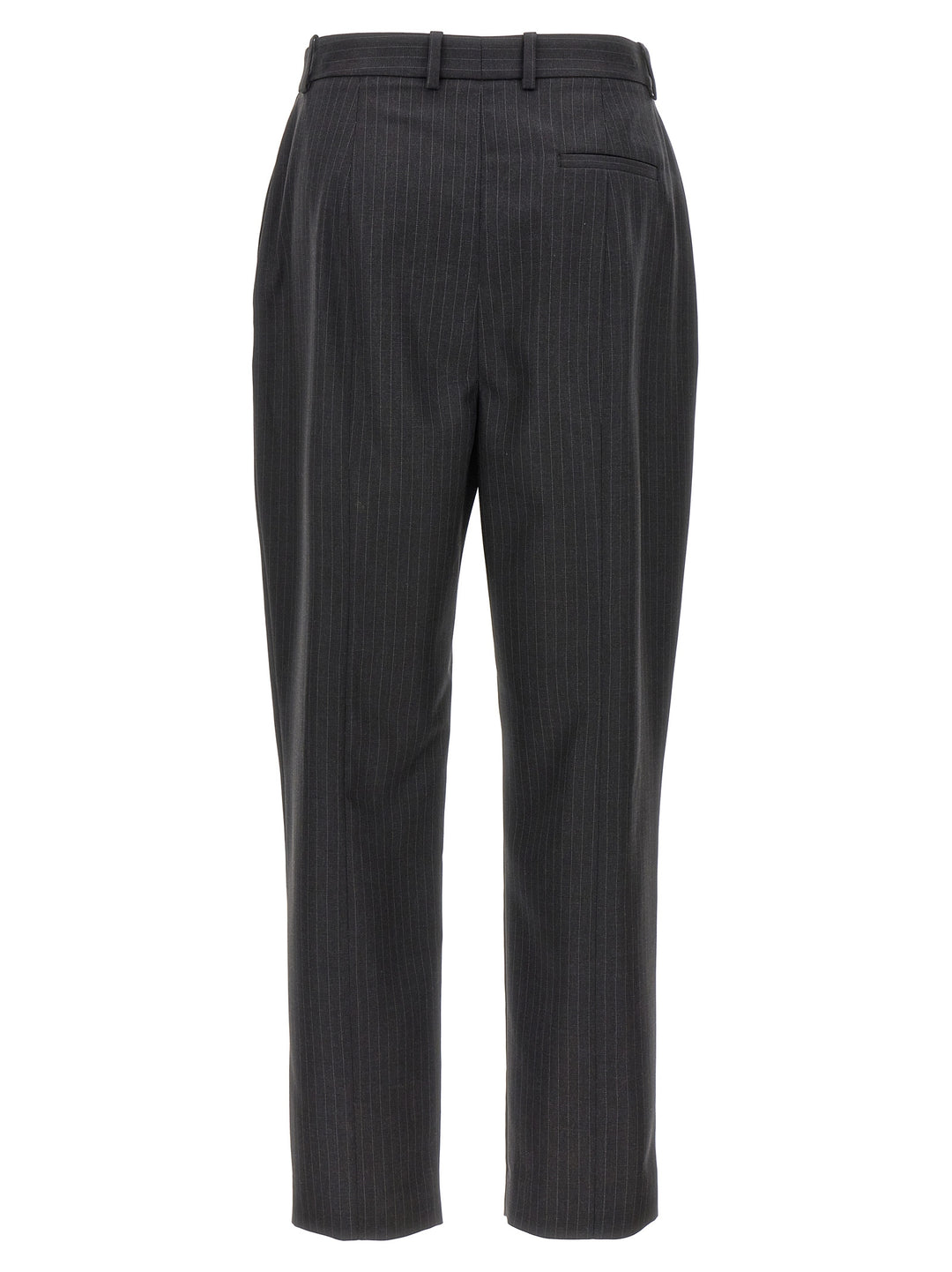 Pinstripe Pants Gray