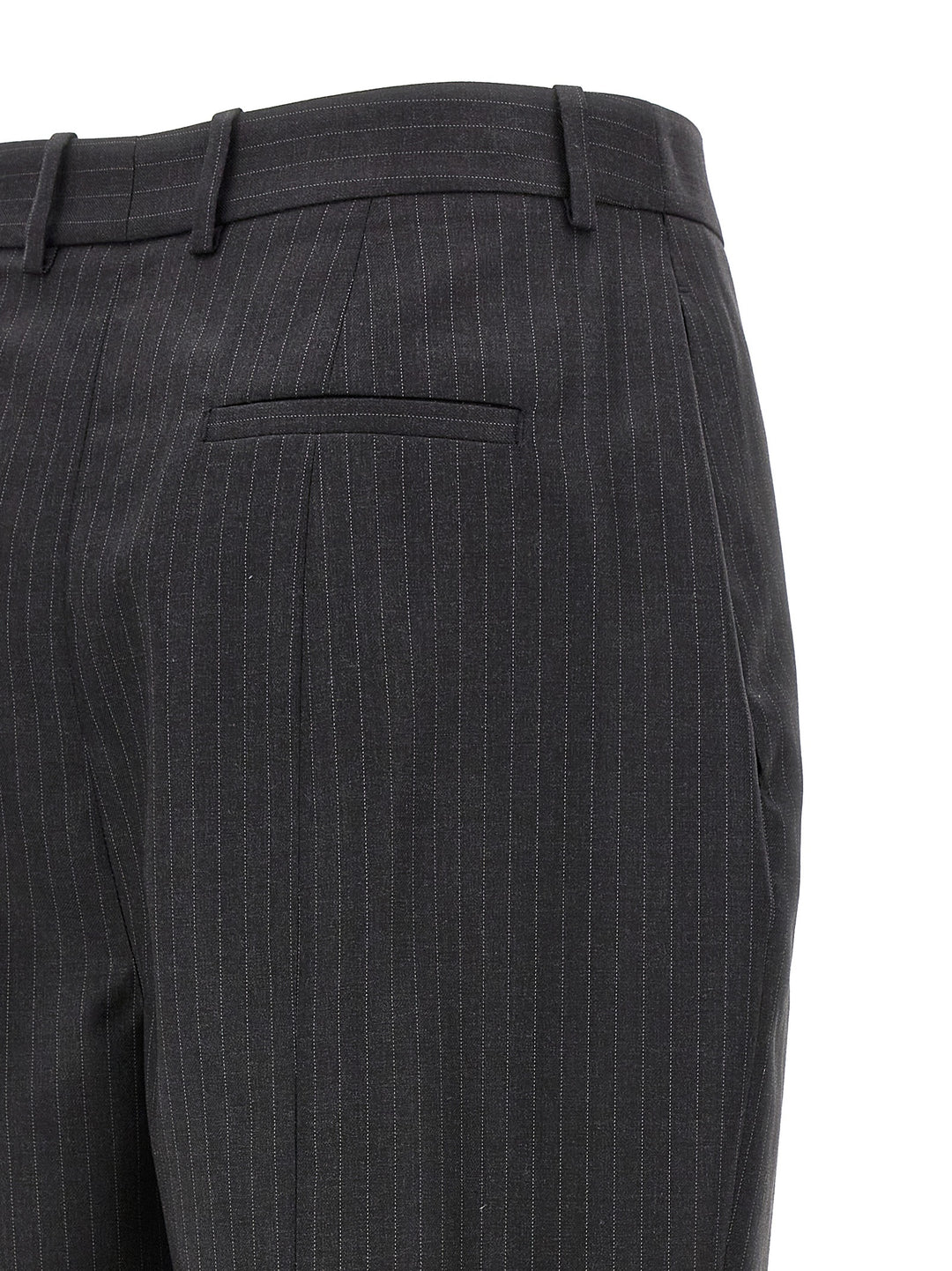 Pinstripe Pants Gray