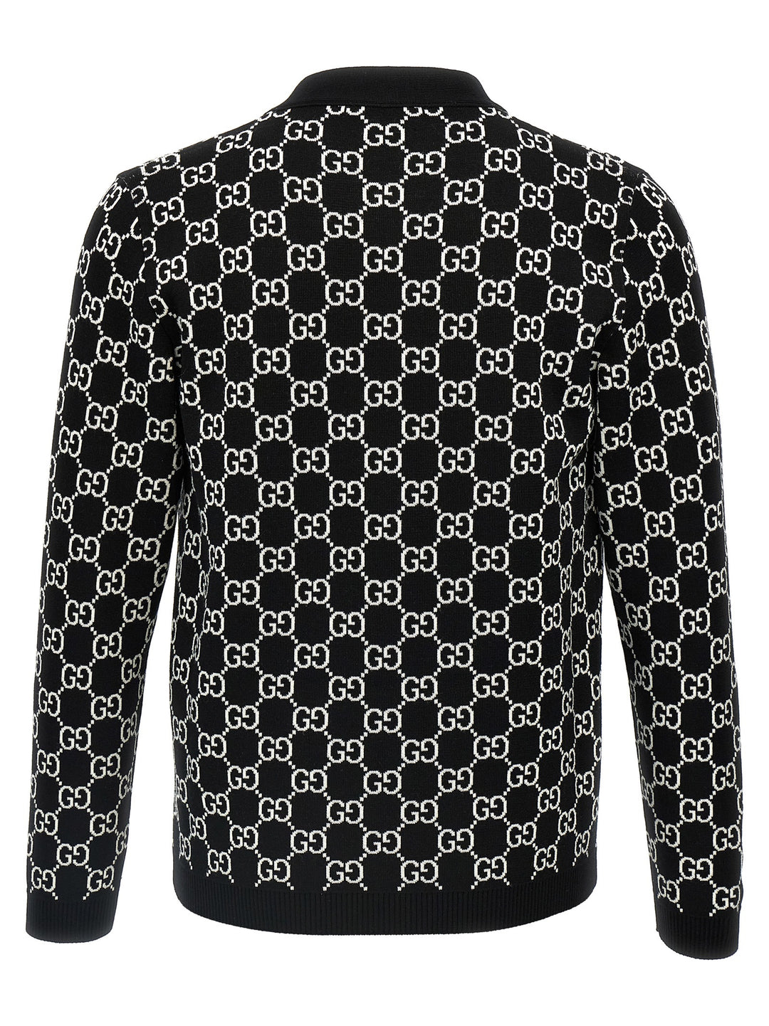 Gucci Gg Reversible Cardigan Sweaters and Cardigans - White/Black | 9fae60bfaea6da3edae2188d504caf7201947441