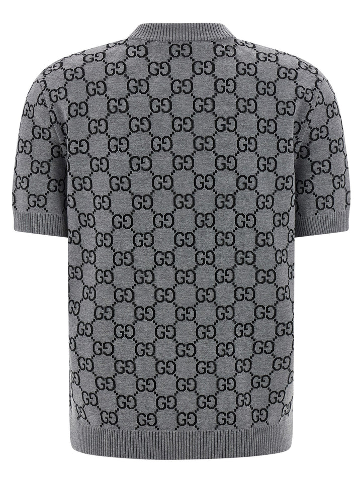 Gucci Reversible Sweater Gg Jacquard Sweaters and Cardigans - Multicolor | d46aae06eb7e3b4dcb496c1efbe8c7298f4834a5