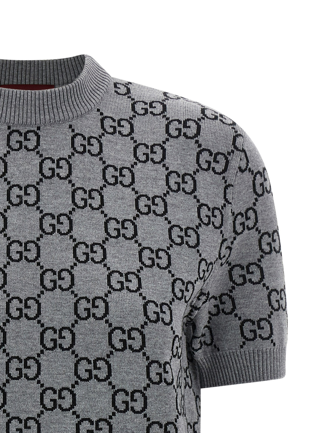 Gucci Reversible Sweater Gg Jacquard Sweaters and Cardigans - Multicolor | 5ed64168e5bbcad8019d79db25953ace9f0f8643