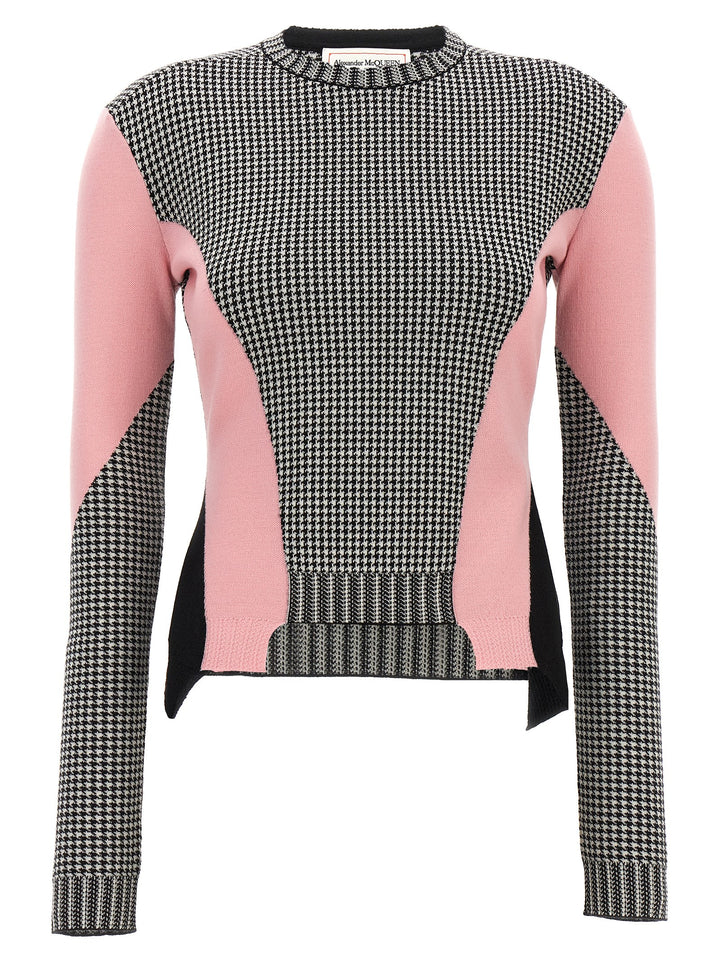 Houndstooth Sweater Sweater, Cardigans Multicolor