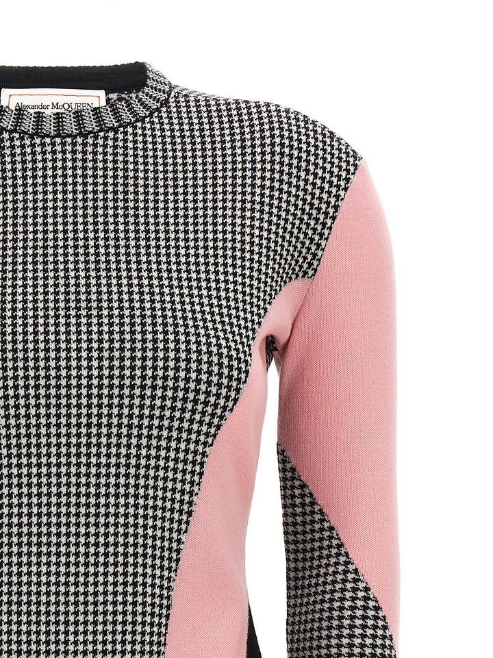 Houndstooth Sweater Sweater, Cardigans Multicolor