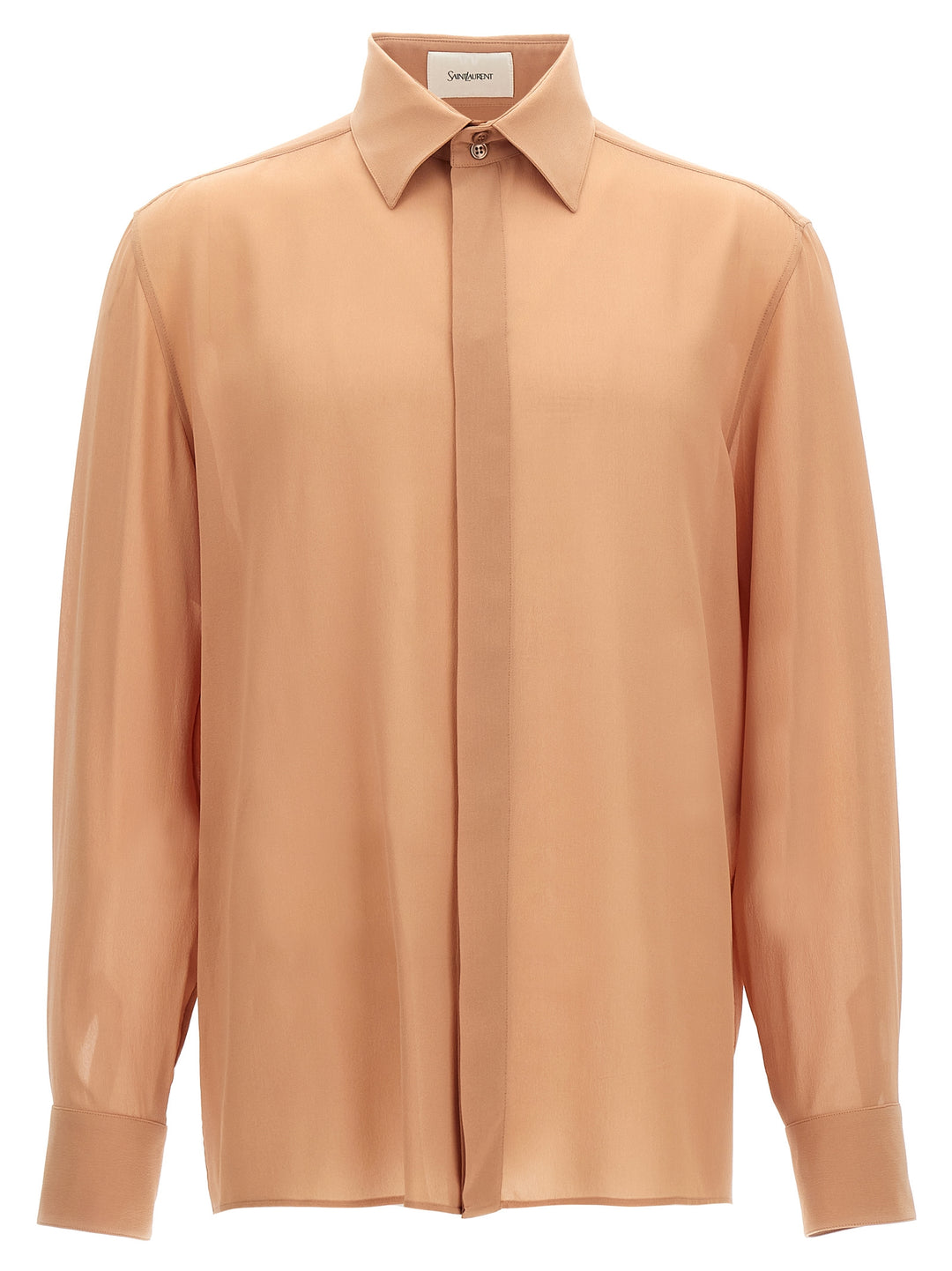 Crepe Muslin Shirt Shirt, Blouse Beige