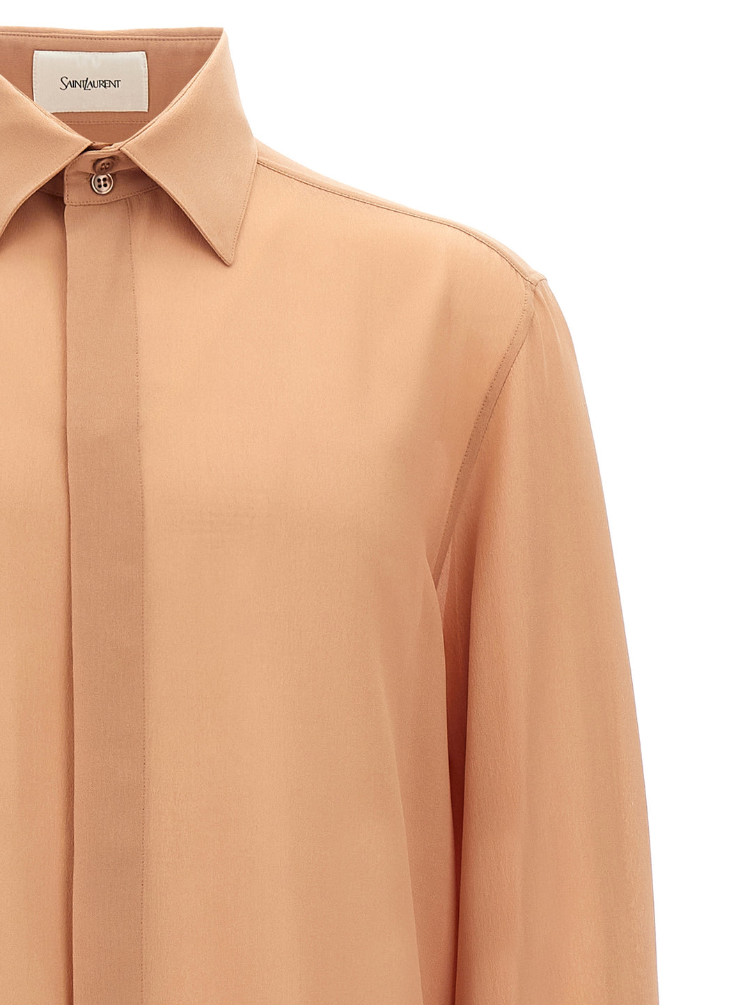 Crepe Muslin Shirt Shirt, Blouse Beige