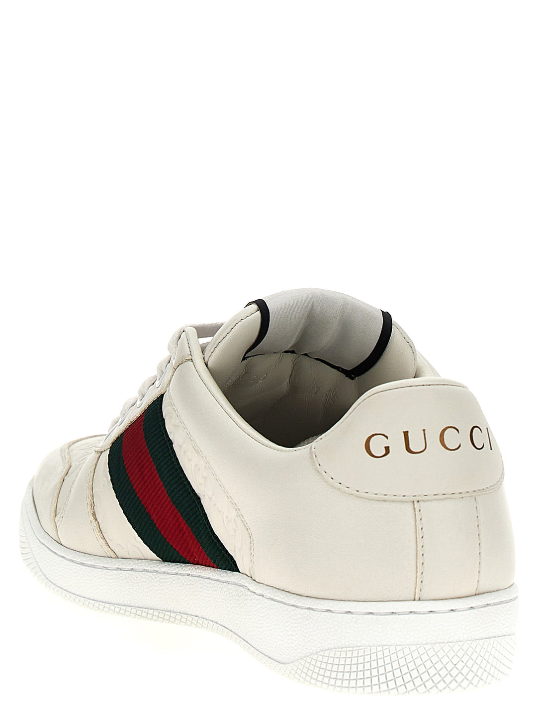 Gucci Screener Sneakers - White | 448e63457d60fe66ab6e211782952def07b0fbaf