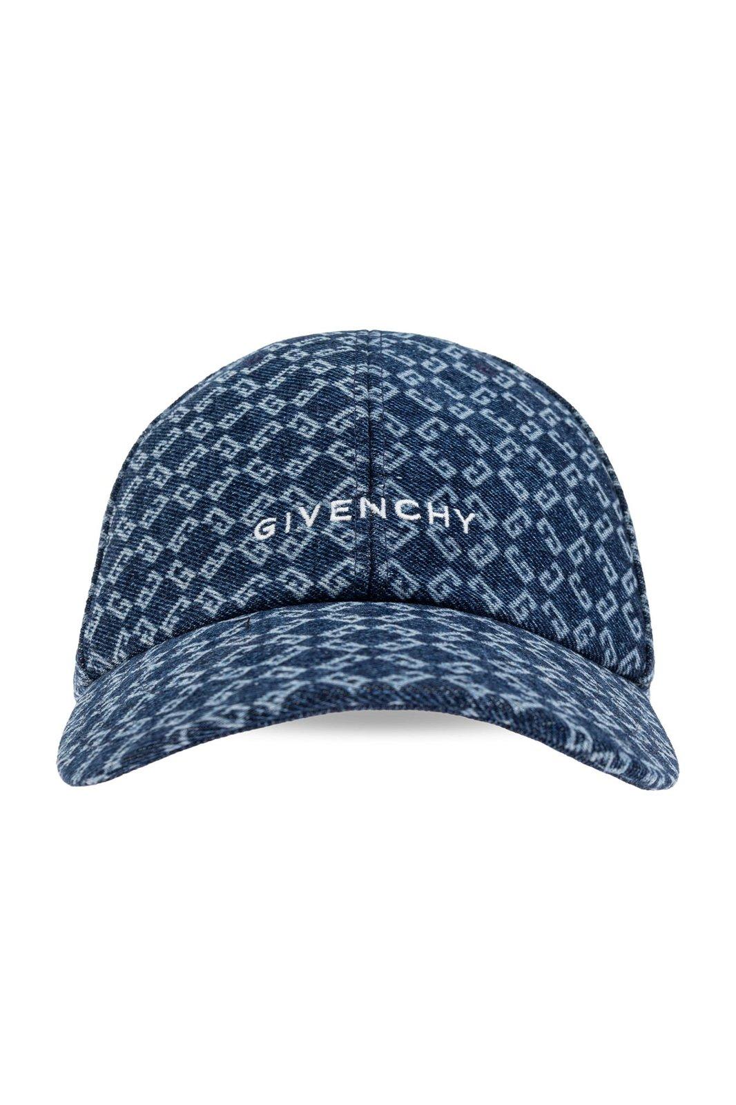 Monogram 72 Denim Cap Hats Blue