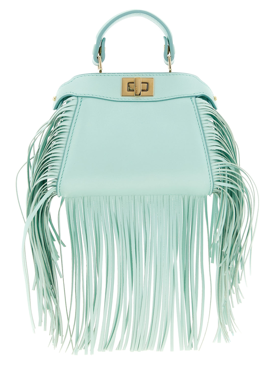 Fendi Nano Peekaboo Hand Bags - Green | 893fc23430204134a8fe4907a2ed86c8dbd74c11