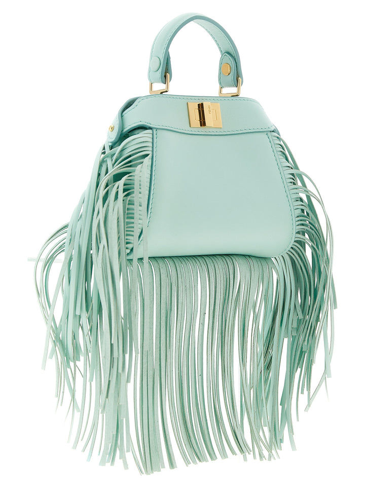 Fendi Nano Peekaboo Hand Bags - Green | dbb30d2979c2433f0d31cf48841708b999356186