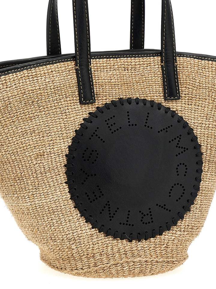 Eco Abaca Basket Crossbody Bags Black