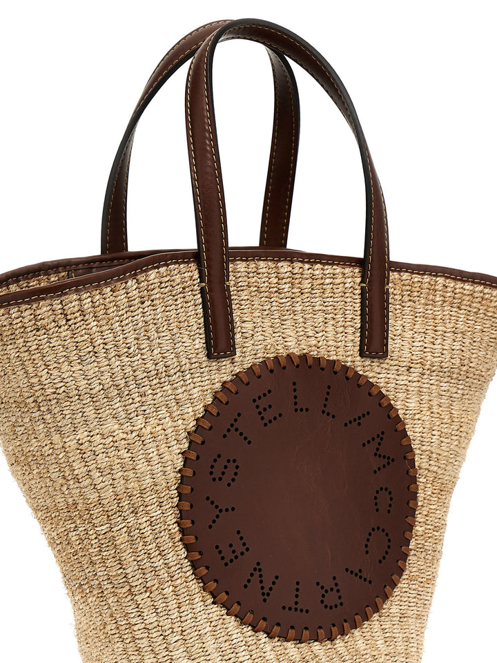 Eco Abaca Basket Crossbody Bags Brown