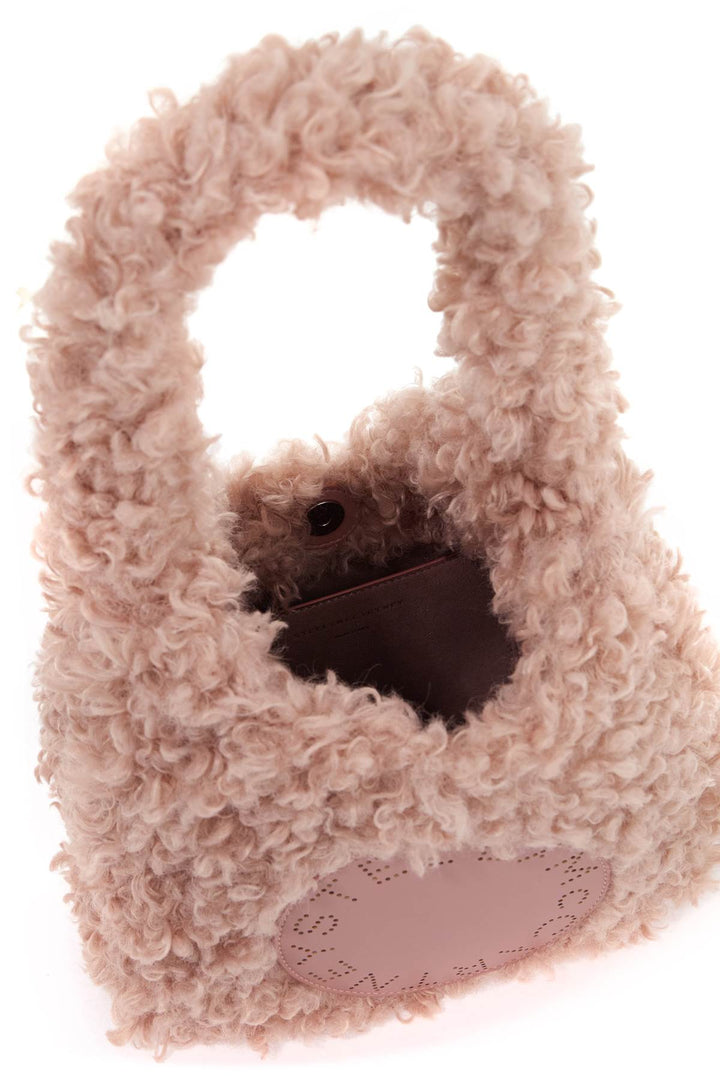 Small Soft Teddy Hobo Tote Bag.