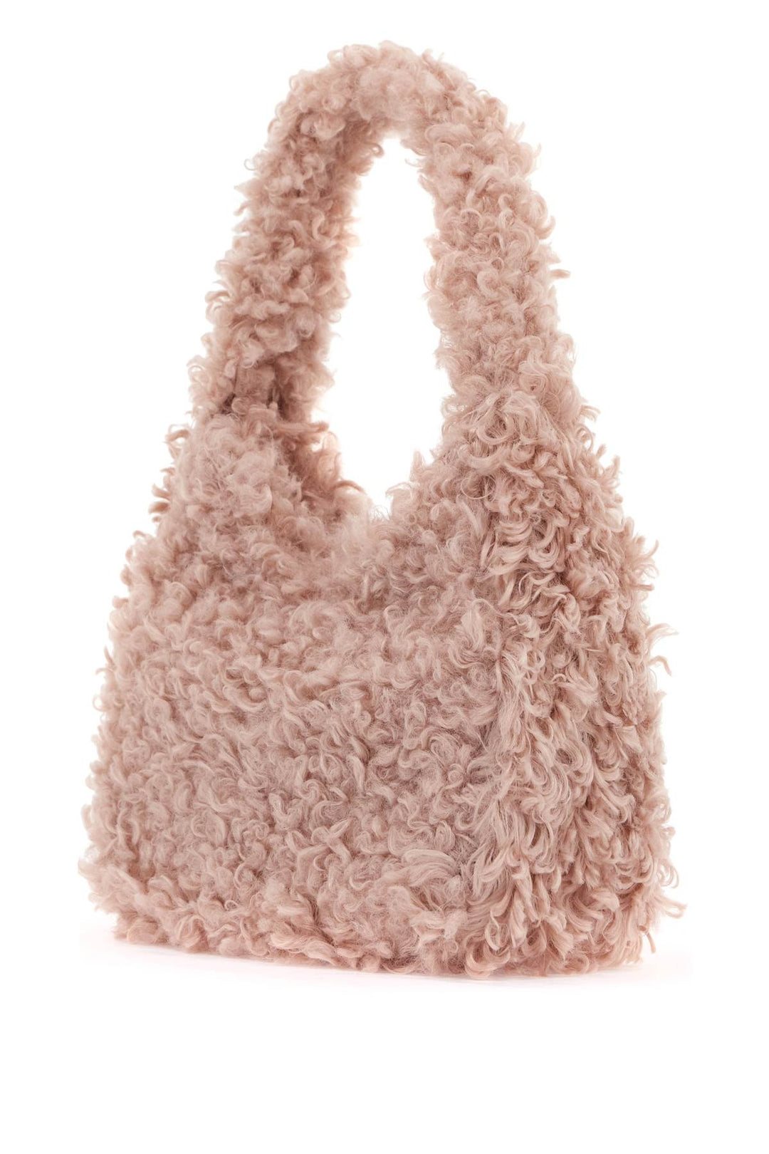 Small Soft Teddy Hobo Tote Bag.