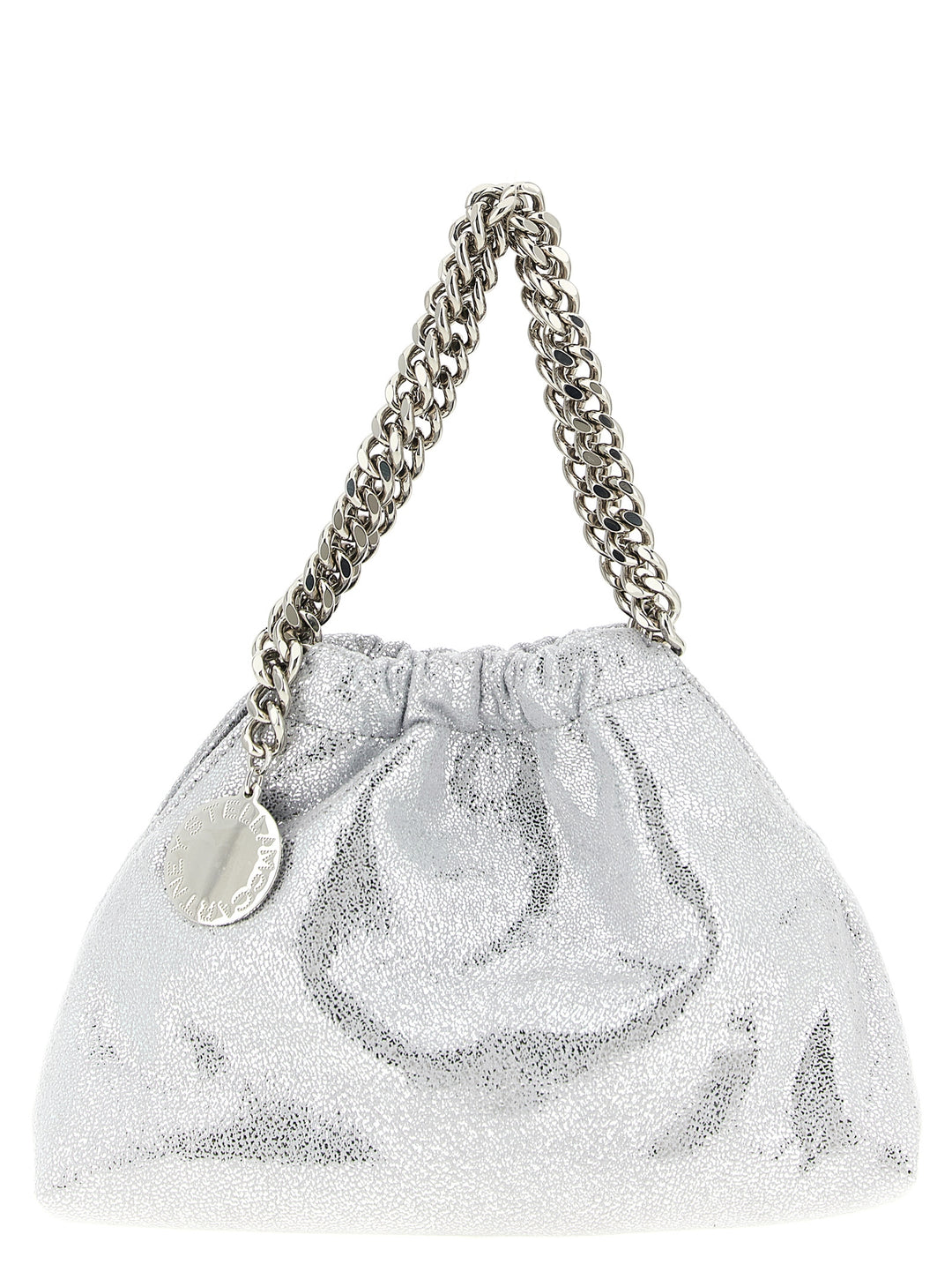 Stella Mccartney Falabella Mini Drawstring Crossbody Bag Crossbody Bags - Silver | 3c37b785e134102398911a0660b5a15fe614042f