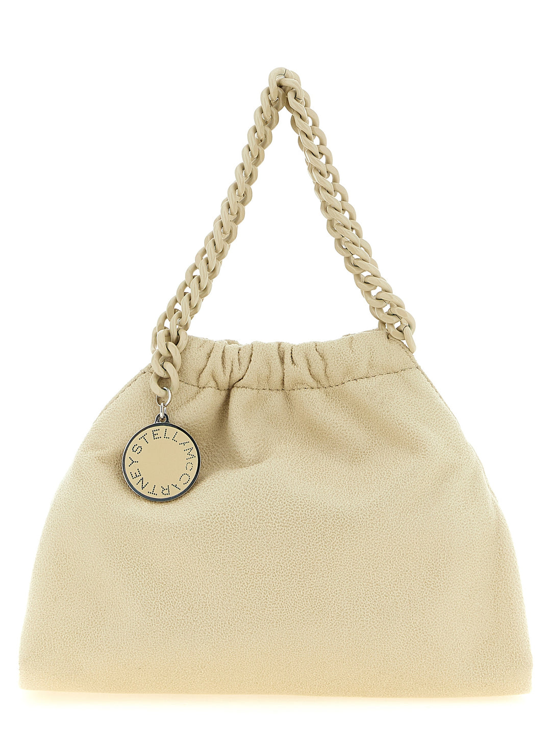 Stella Mccartney Falabella Mini Drawstring Shoulder Bags - Beige | 2e87a6e0f58f23493afe93f12070651bec452937