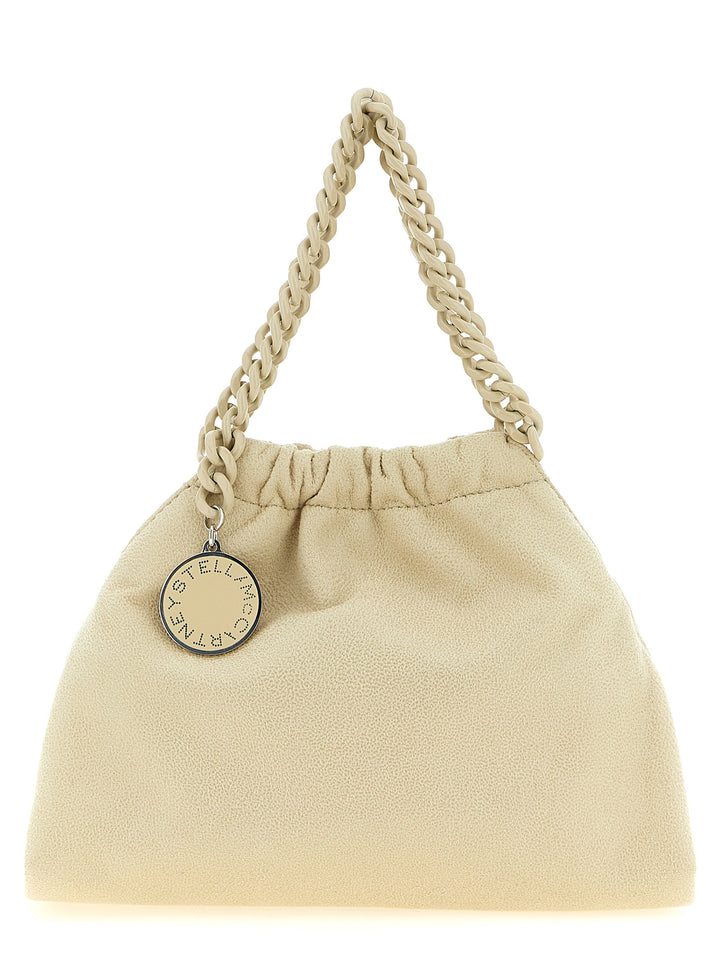 Stella Mccartney Falabella Mini Drawstring Shoulder Bags - Beige | 2e87a6e0f58f23493afe93f12070651bec452937