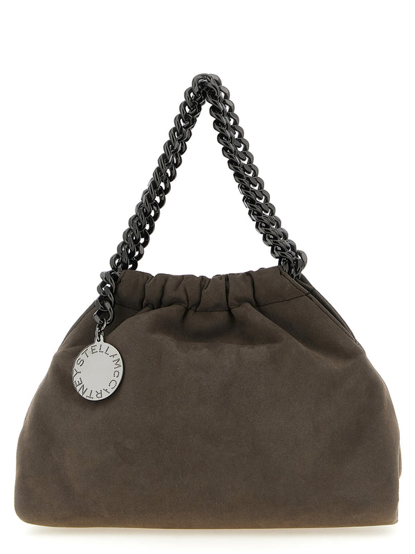 Falabella Mini Drawstring Crossbody Bags Gray