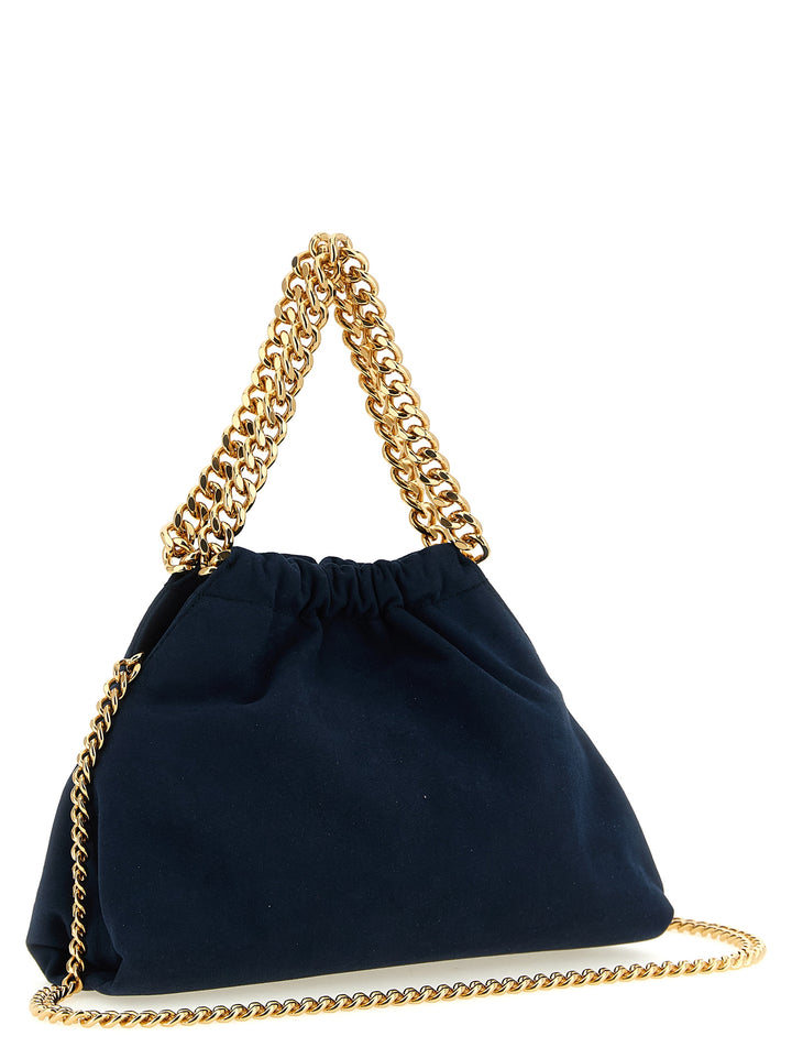Stella Mccartney Falabella Mini Drawstring Crossbody Bags - Blue | 0b4ec6619cdd2266b96992f3fc0d697a2042dd27