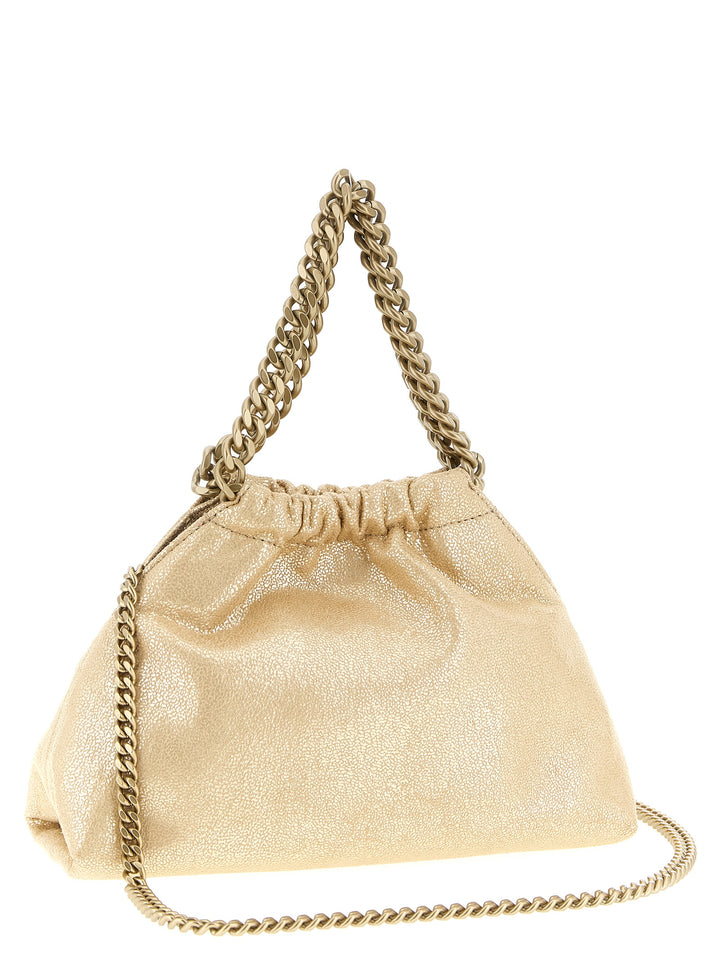 Stella Mccartney Falabella Mini Drawstring Crossbody Bags - Gold | 604aaac82860203380932e16710798ca7d2ccc72