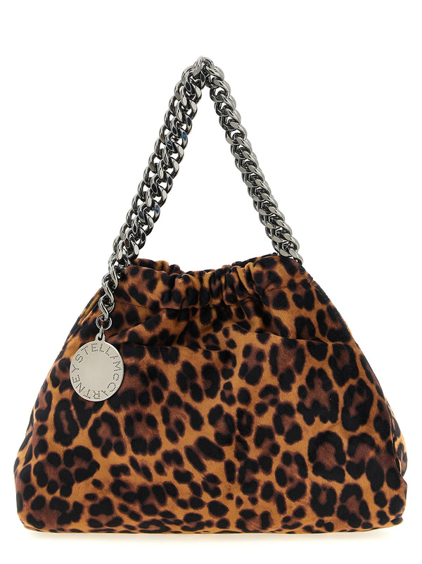 Falabella Mini Drawstring Hand Bags Brown