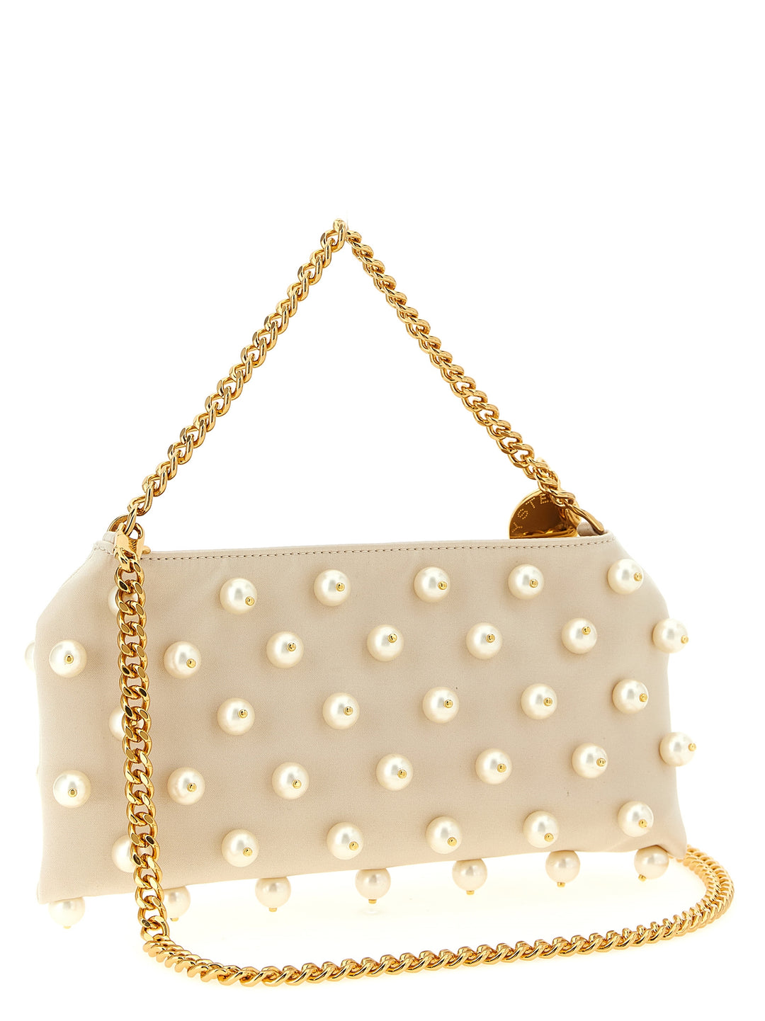 Stella Mccartney Falabella Mini Evening Hand Bags - White | 597f42651afbd3256d9b2a670fc7aed32b4e1422