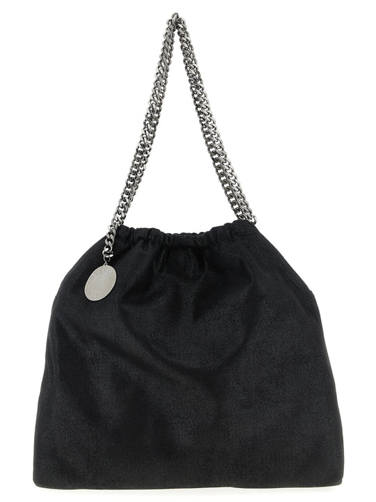 Falabella Drawstring Shoulder Bags Black