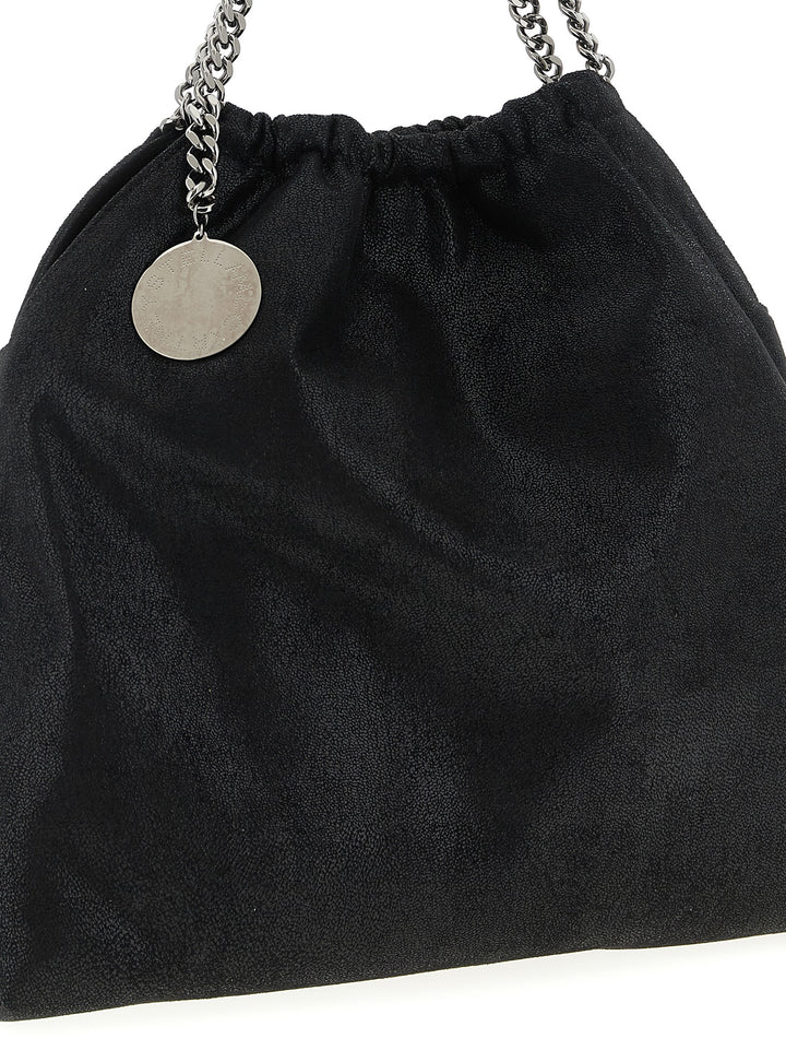 Stella Mccartney Falabella Drawstring Shoulder Bags - Black | 18af9852370a539436af12e1f9b59b89bbbcf91a