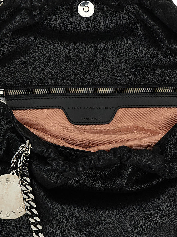 Stella Mccartney Falabella Drawstring Shoulder Bags - Black | d862345866603928434c59e6769639ccee405e95