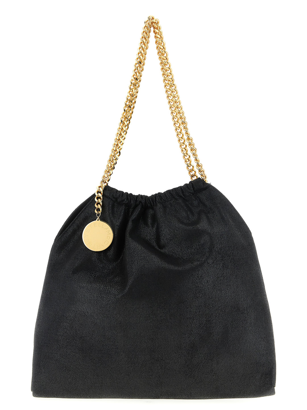 Stella Mccartney Falabella Drawstring Shoulder Bags - Black | 39a9cb10c82acfaac49419965f0f56206a62aca2