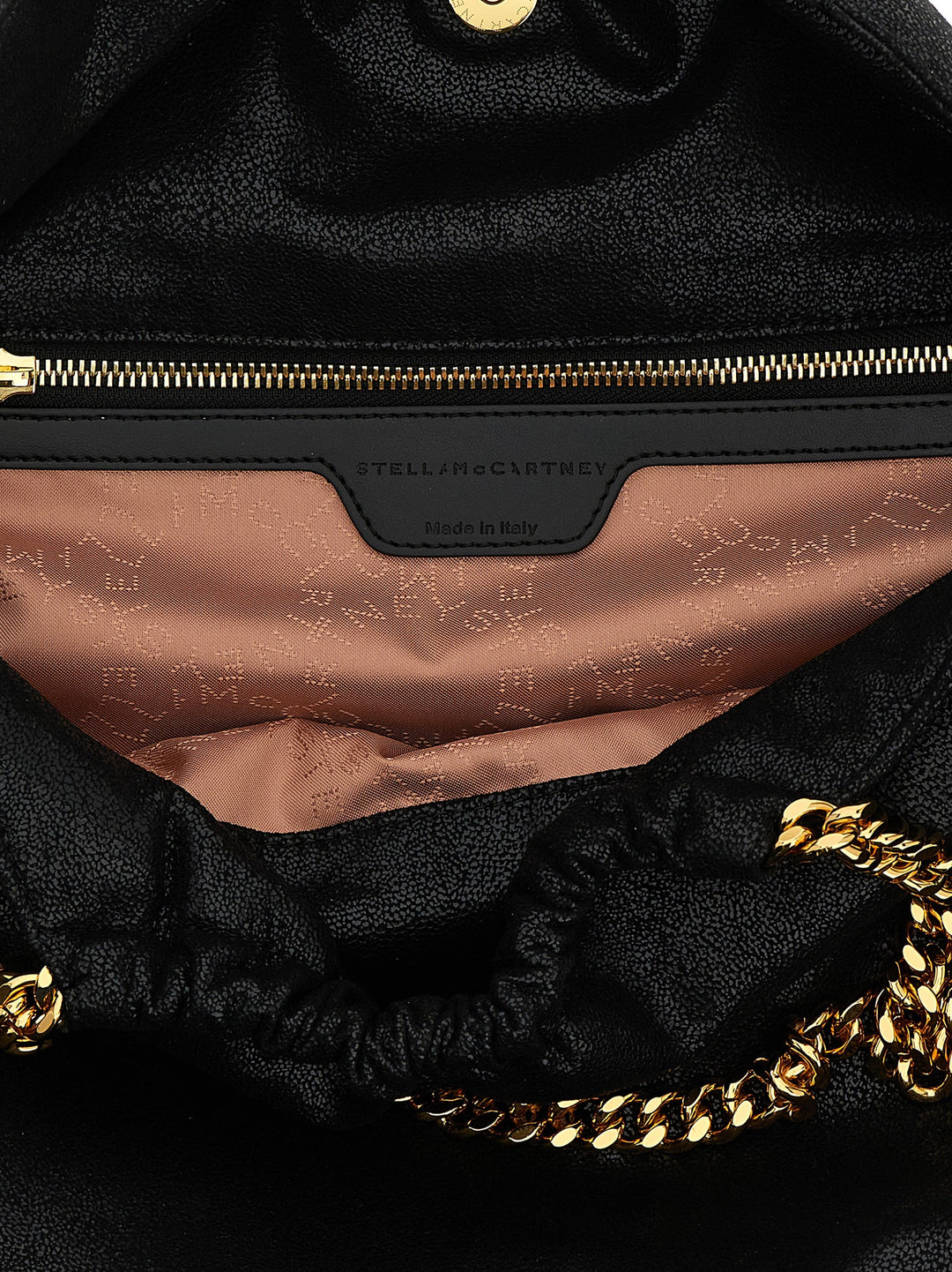 Stella Mccartney Falabella Drawstring Shoulder Bags - Black | 41d04a3bdb50ddfe39adce7173535c743a6d7c34