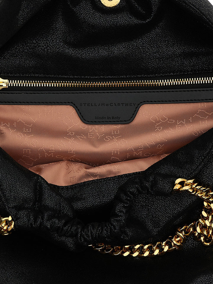 Stella Mccartney Falabella Drawstring Shoulder Bags - Black | 41d04a3bdb50ddfe39adce7173535c743a6d7c34