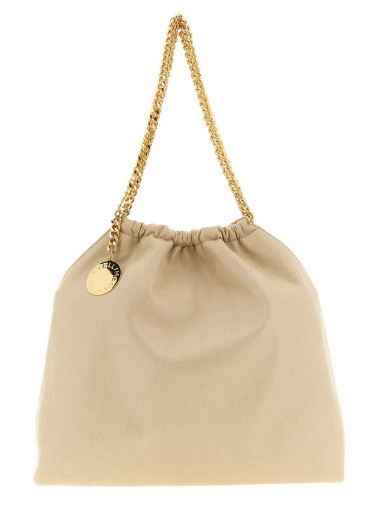 Falabella Drawstring Shoulder Bags Beige