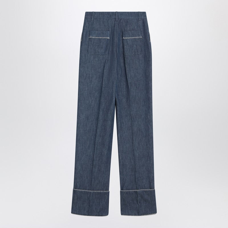 Valentino Pants - Blue | c82243b963e399eebbb218975685a33e64878cde