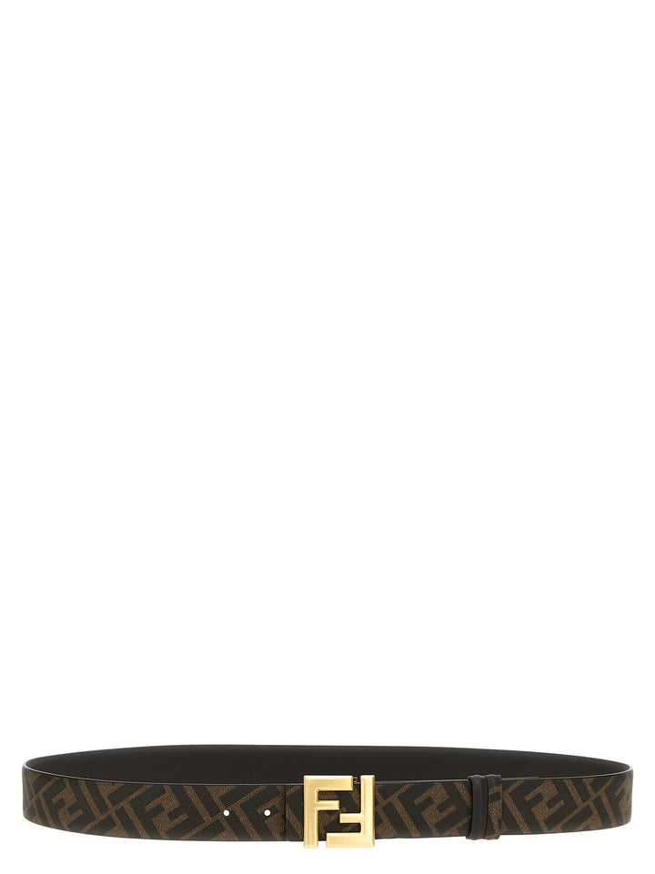 Fendi Squared Ff Belts - Brown | ad43fd5486ddcd0eb2cdd4f969ebb13d489e5a94