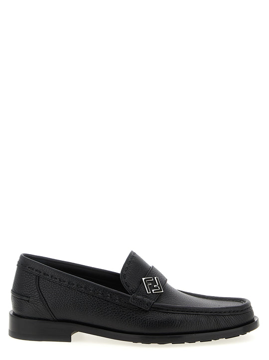 Ff Metal Loafers Black