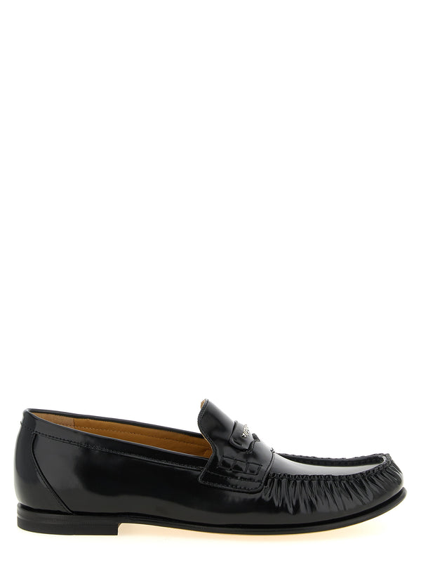 Fendi Scrunch Loafers Black