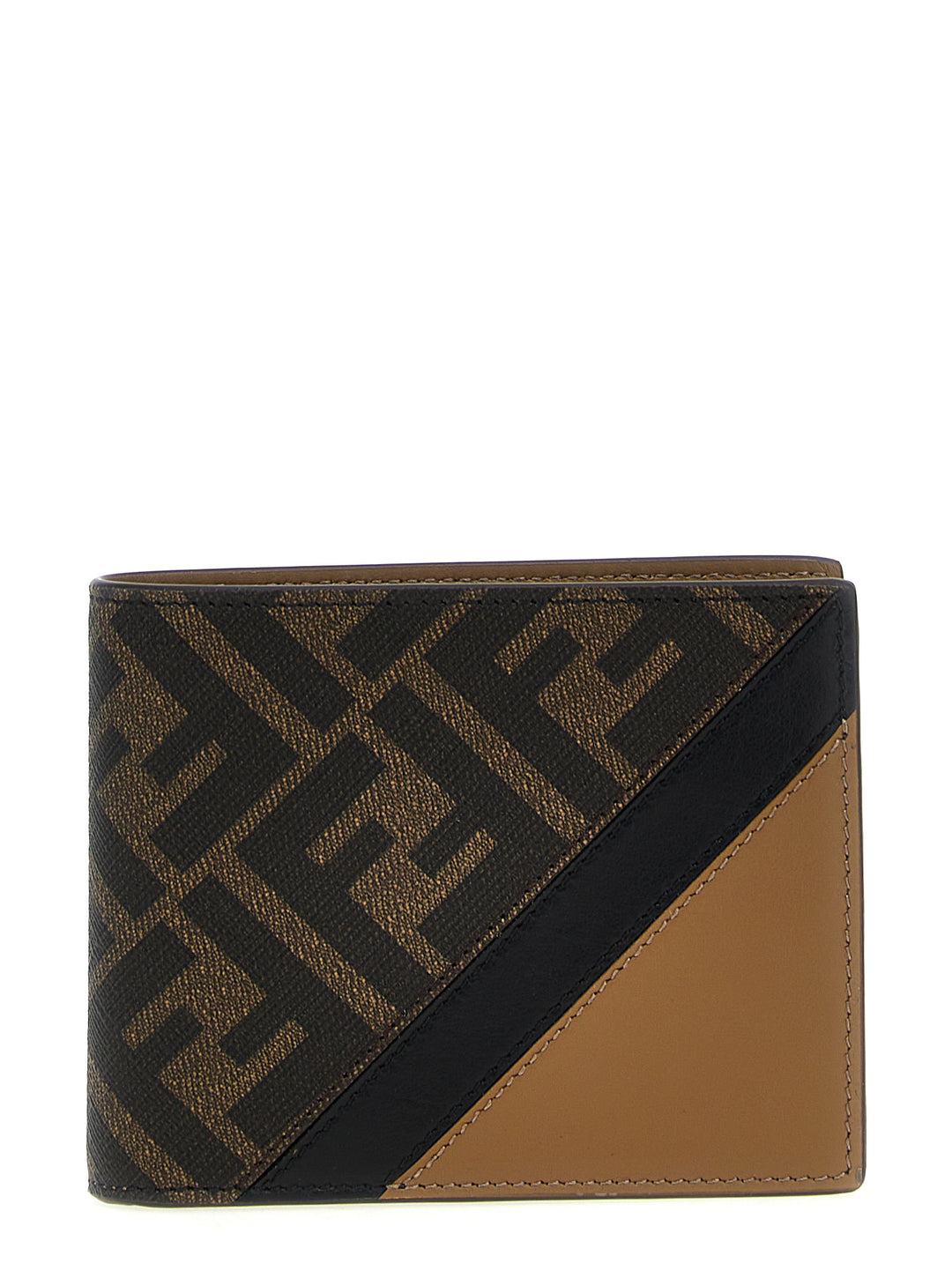 Diagonal Wallets, Card Holders Brown