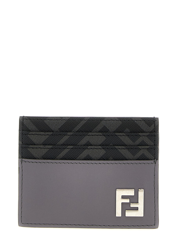 Squared Ff Wallets, Card Holders Gray