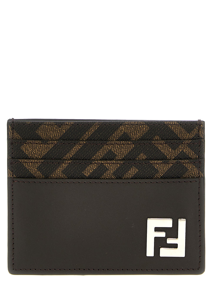 Squared Ff Wallets, Card Holders Brown