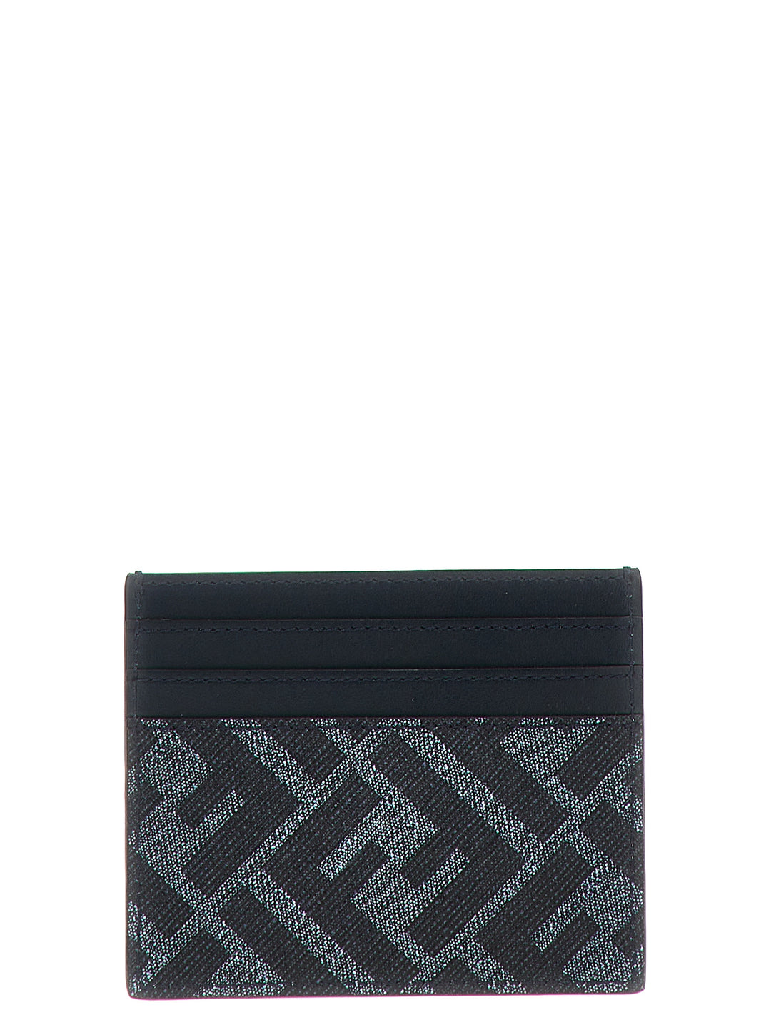 Fendi Diagonal Wallets, Card Holders Blue