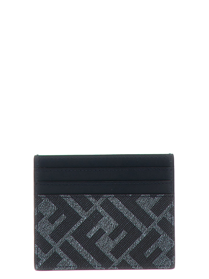 Fendi Diagonal Wallets, Card Holders Blue