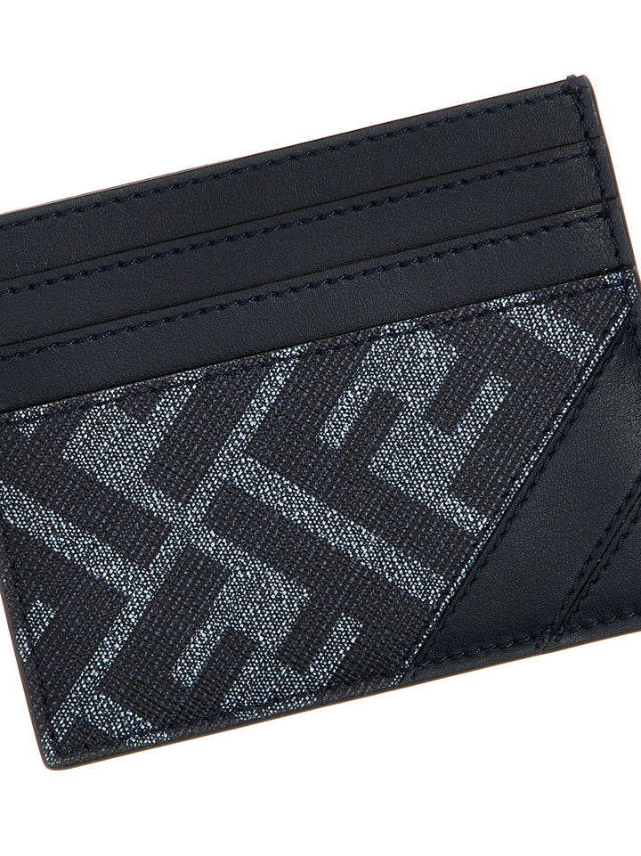 Fendi Diagonal Wallets, Card Holders Blue